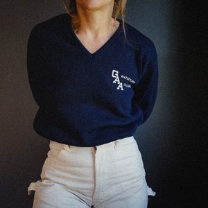 Vintage 1950's Watertown Cyclones Sweater